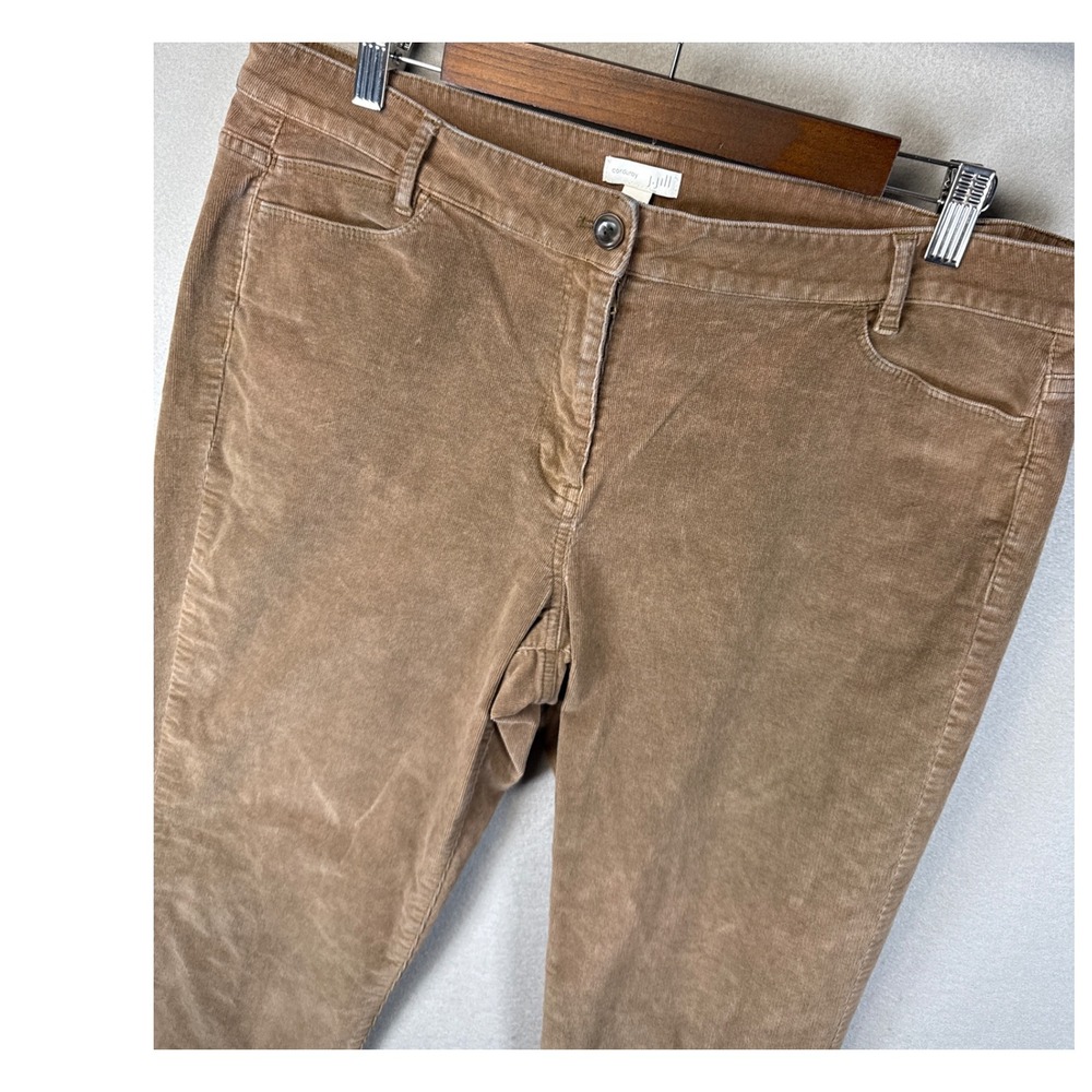 J. Jill Corduroy Pants Comfort Stretch Casual Everyday Trousers Size 14 Workwear